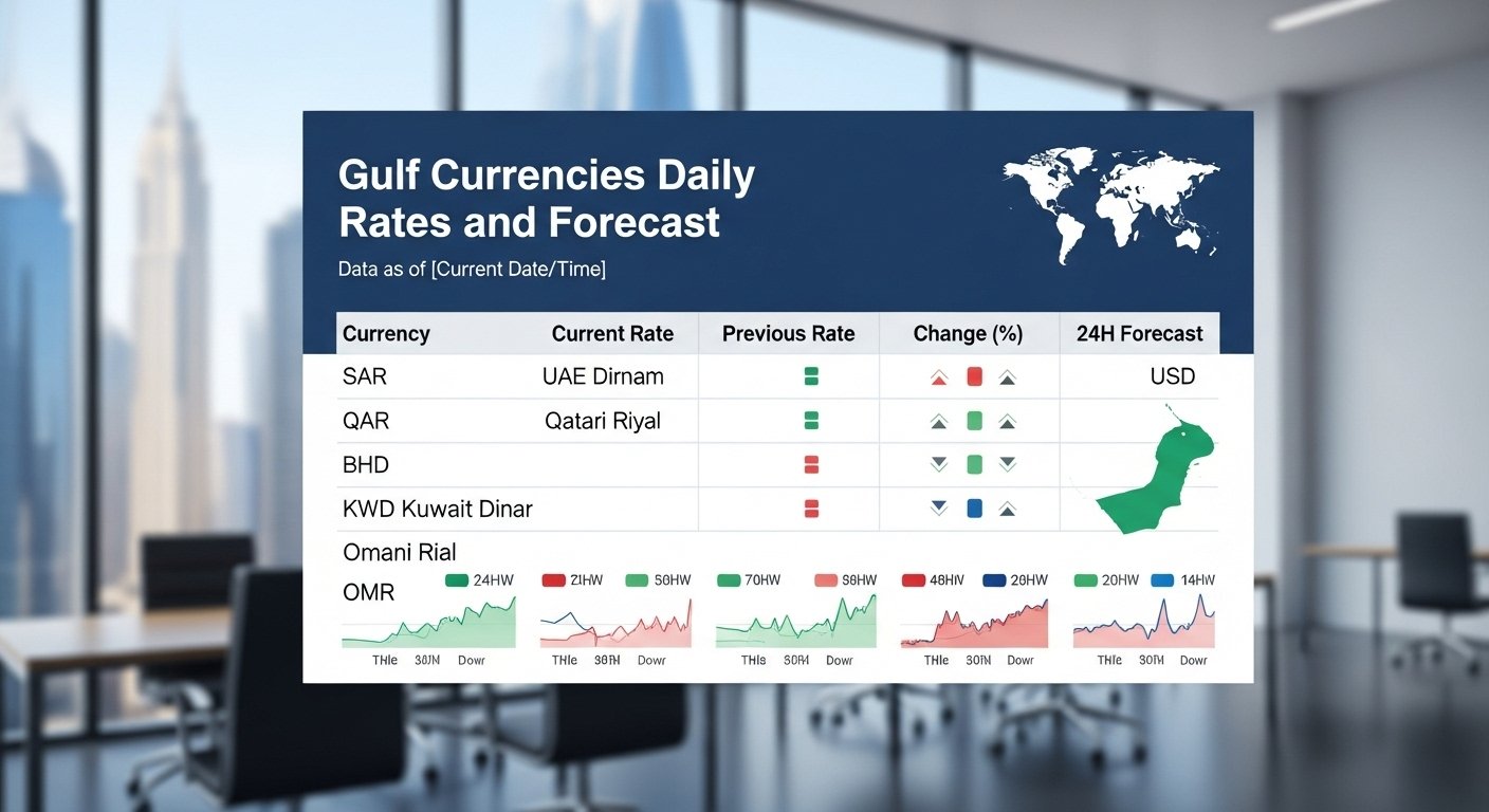 Trusted Gulf Currencies Daily Rates and Forecast for Smarter Financial Decisions